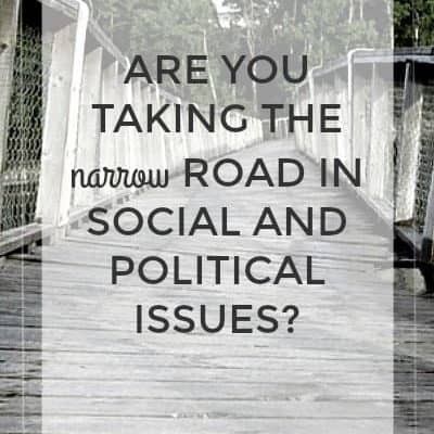 Are You Taking the Narrow Road in Social and Political Issues?