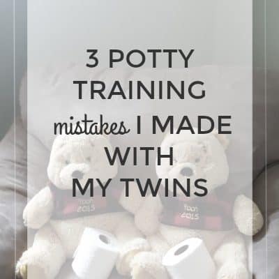 3 Potty Training Mistakes I Made With My Twins