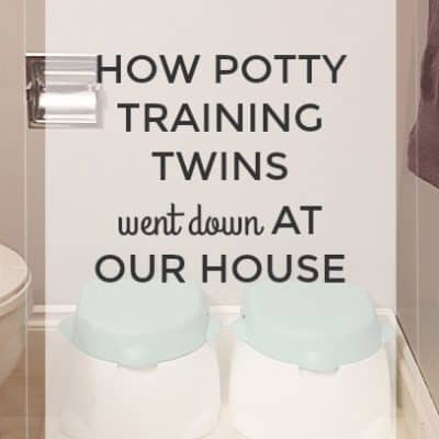 Our Twin Potty Training Story